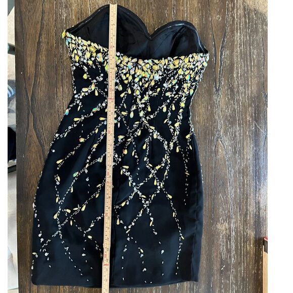 Disney Forever Enchanted Strapless Beaded Cocktail Dress | Size 2 - Picture 11 of 14